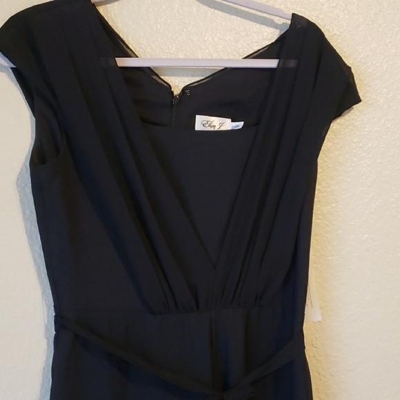 Eliza J Black Wide-Leg Jumpsuit - Picture 3 of 11